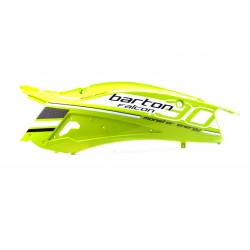 Rear left cover, green Falcon scooter