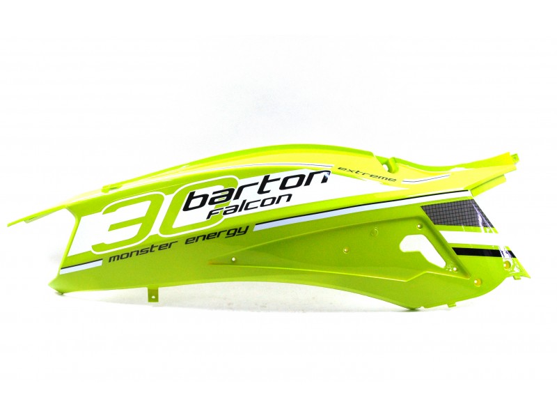 Rear right cover green Falcon scooter