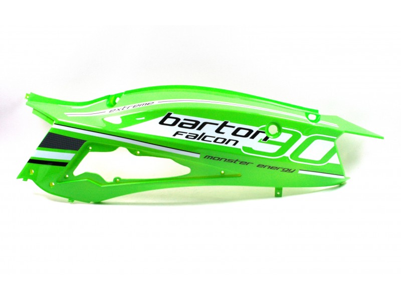 Back cover left green Falcon 2
