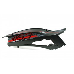 Back cover right black-red for Falcon 2 scooter