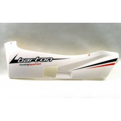 Left threshold cover, black-white matte for Firefox scooter Left threshold cover, black-white matte for Firefox scooter