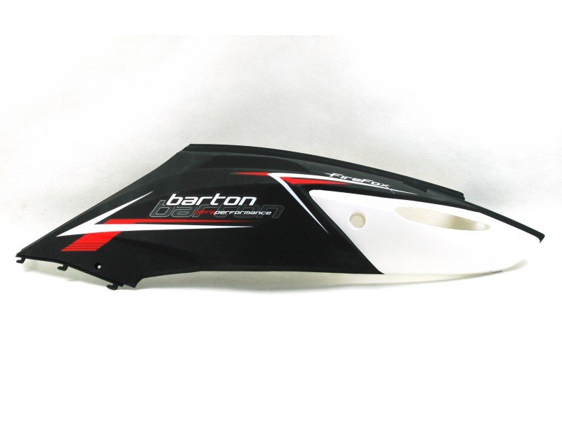 Rear left cover, matte black for Firefox scooter