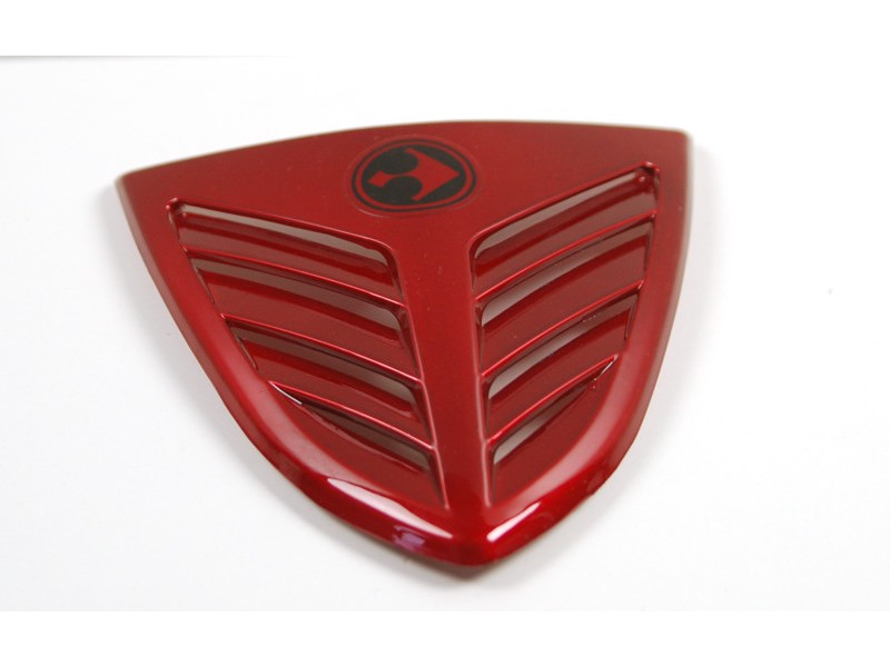 Cover - front triangle cover, red for Huragan 5 scooter