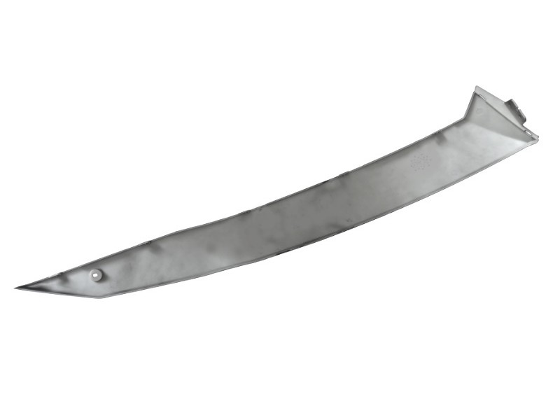 Left seatpost cover, white for E-Max scooter