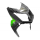 Headlamp cover, graphite for E-Max scooter