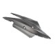Left side cover , graphite for E-Max scooter