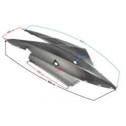 Left side cover , graphite for E-Max scooter
