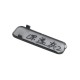 Left shock absorber decor, graphite for E-Max scooter