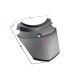 Rear cover, back part , graphite for E-Max scooter
