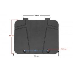 Cover - floor , top part for E-Max scooter