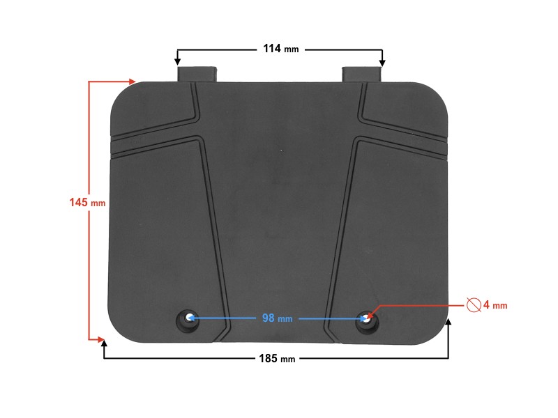 Cover - floor , top part for E-Max scooter
