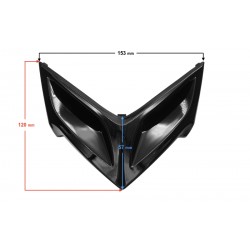 Front cover decor, black for Energy scooter Front cover decor, black for Energy scooter