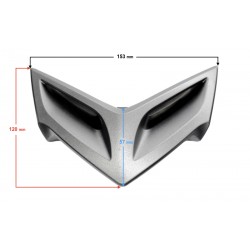 Front cover decor, graphite for Energy scooter