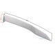 Right seatpost cover, white for E-Max scooter Right seatpost cover, white for E-Max scooter