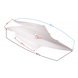 Left side cover , white for E-Max scooter Left side cover , white for E-Max scooter
