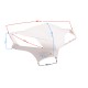 Front cover, top part , white for E-Max scooter