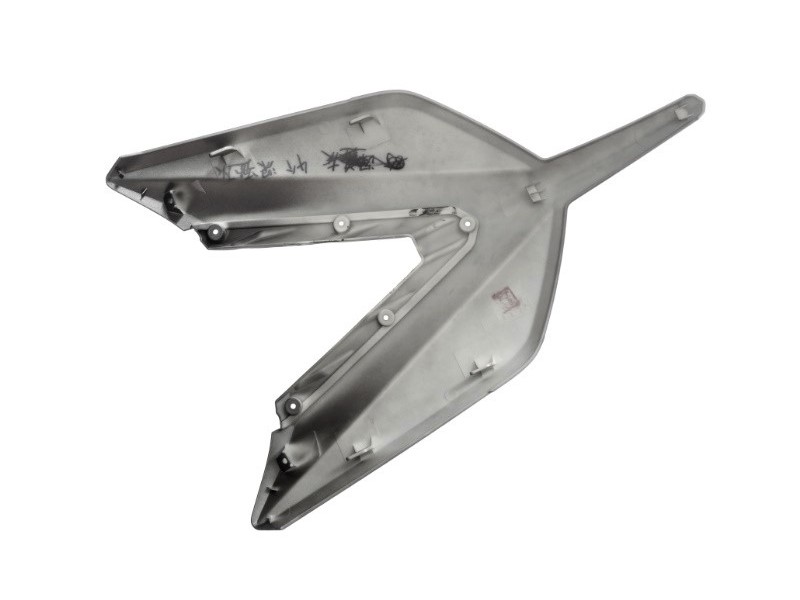 Front cover decor, bottom part, graphite for E-Max scooter