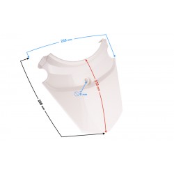 Rear cover, top part, white for E-Max scooter Rear cover, top part, white for E-Max scooter