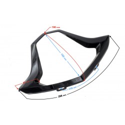 Speedometer cover decor, black for Energy scooter
