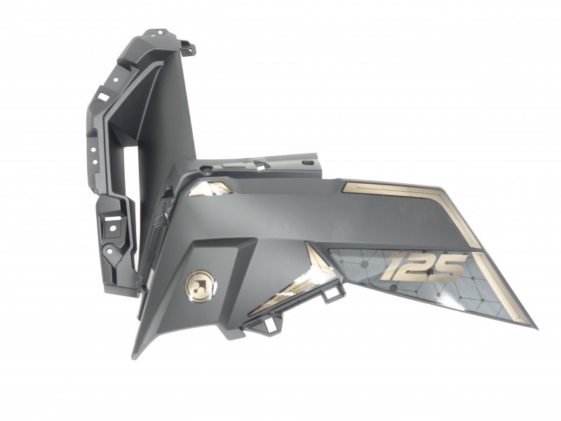 Side cover front left turn signal black Xplore 125