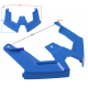 Cover - seat support connector, blue for B-Max scooter