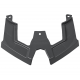 Cover - seat support connector, graphite for B-Max scooter