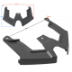 Cover - seat support connector, graphite for B-Max scooter