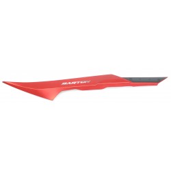 Left red Xplore 125 seat cover strip