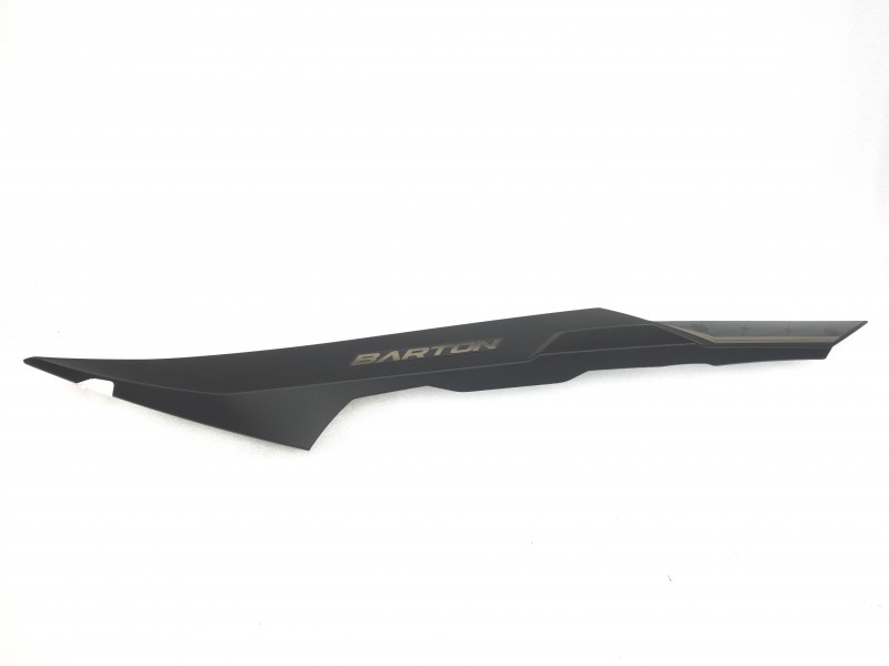 Left black Xplore 125 seat cover strip