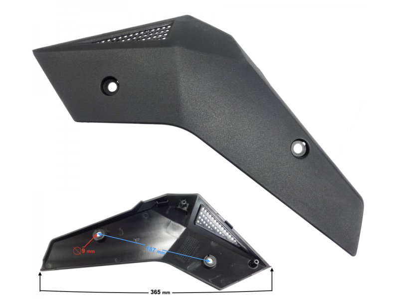 Engine cover right Stratos 125