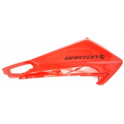 Left headlight cover red for B-Max scooter