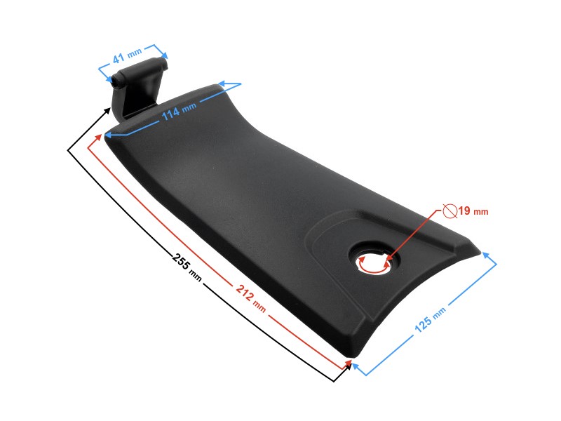 Fuel filler cover for B-Max scooter