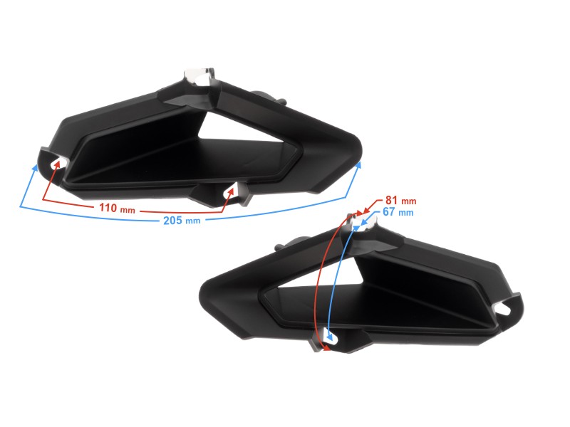 Front headlamp cover , set for B-Max scooter