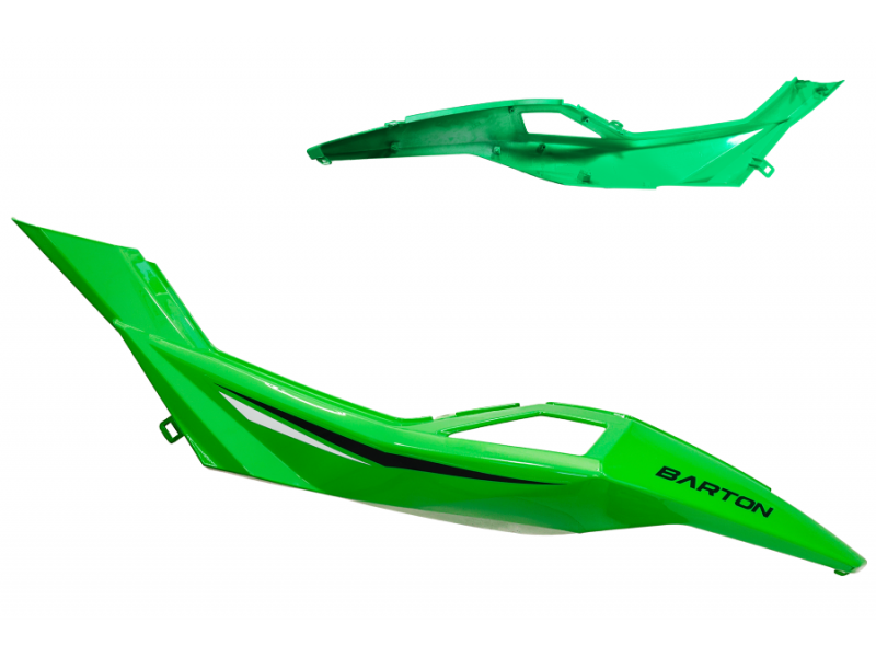 left seatpost cover rear part, green BLADE R