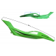 left seatpost cover rear part, green BLADE R