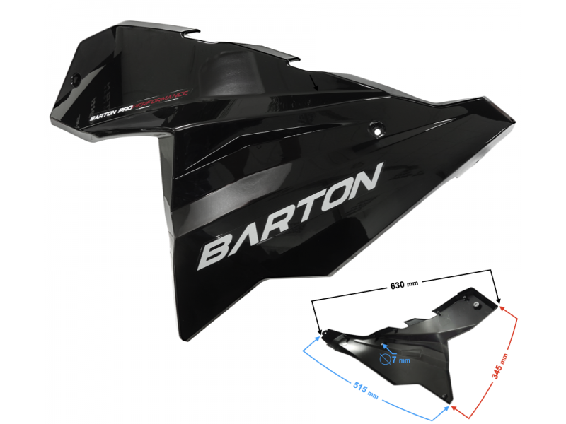 side rear right cover, red BLADE R