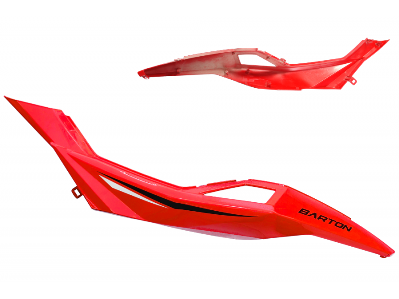 Left side seating cover, red BLADE R Left side seating cover, red BLADE R