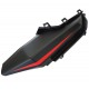 Fuel tank cover, left, part 2, red BLADE R