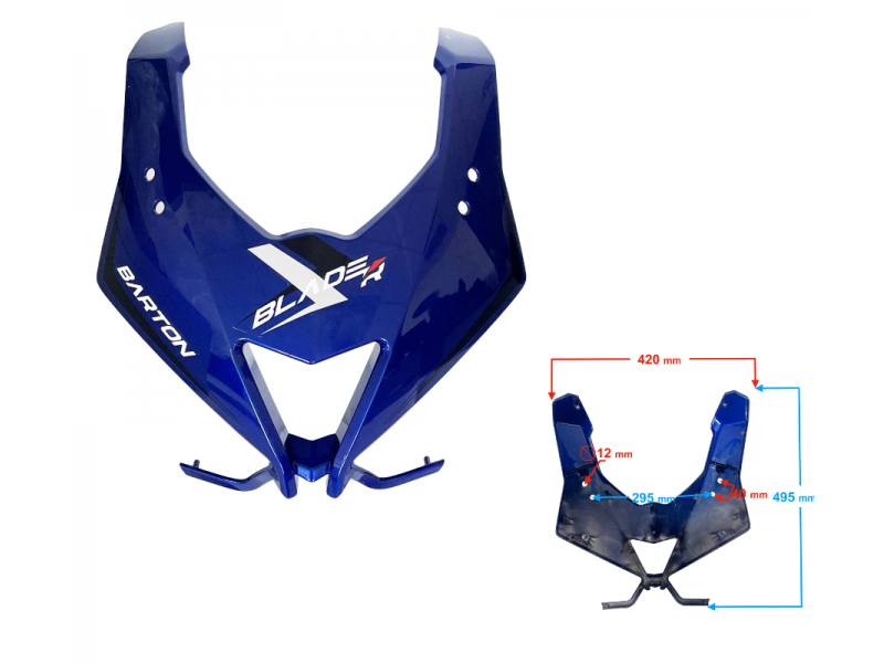 Front cover blue BLADE R Front cover blue BLADE R