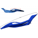 Rear Cover right seat blue BLADE R