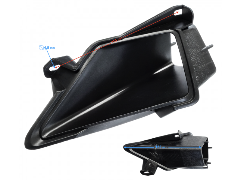 Left rear Cover air inlet BLADE R