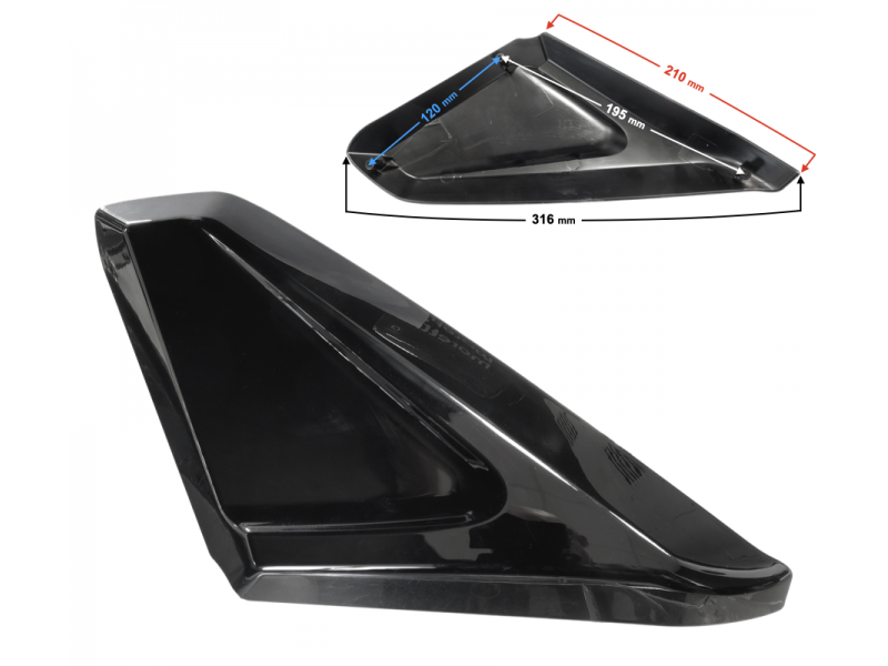 Fuel tank Cover part II lower right BLADE R