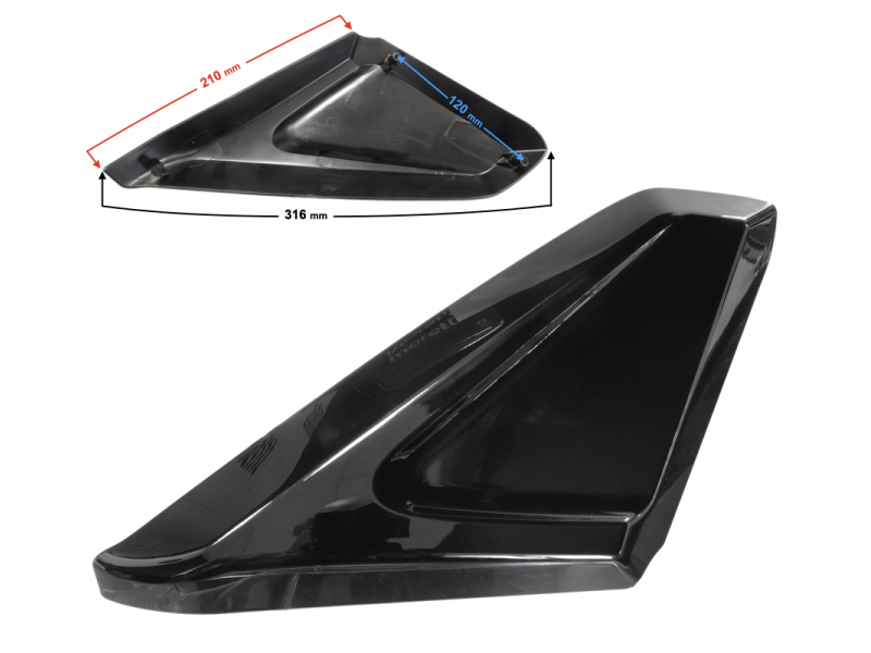 Fuel tank Cover part II bottom left BLADE R