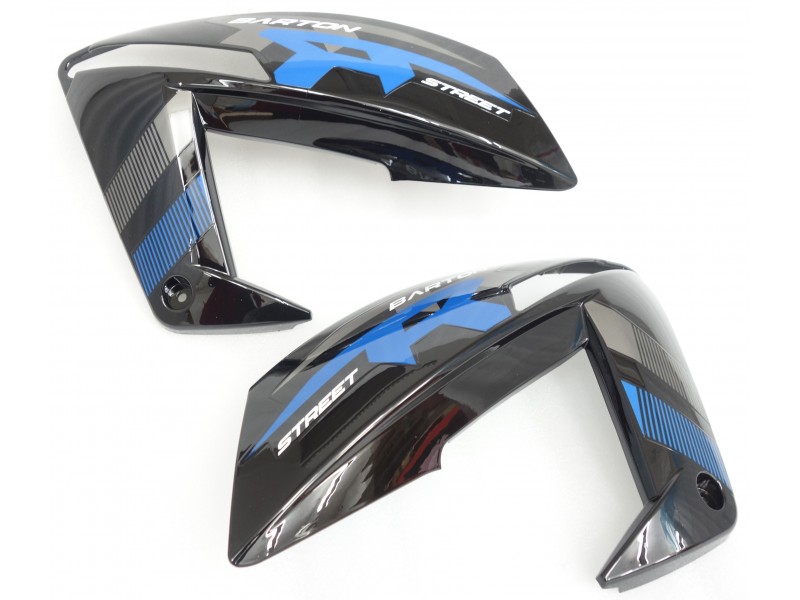 Fuel tank connector cover set blue Street-R 125