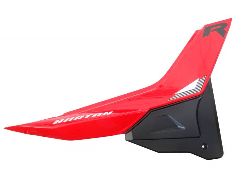 Side (rear) Cover right red for moped FR 2 2023