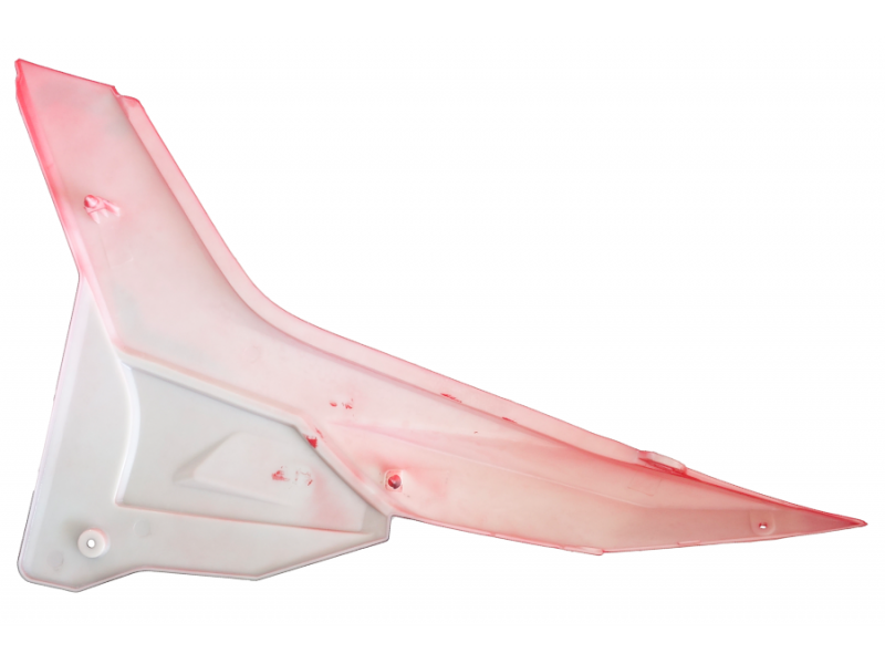 Side (rear) Cover right red for moped FR 2 2023