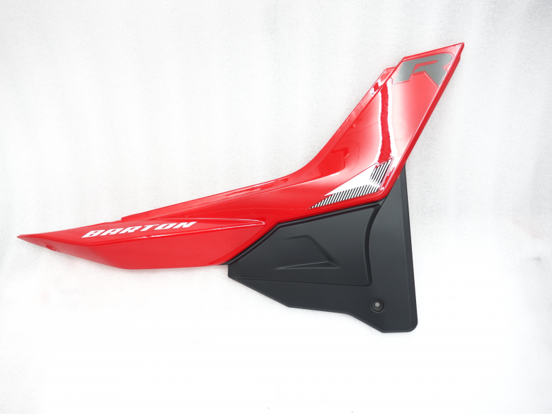 Side (rear) Cover right red for moped FR 2 2023