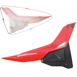 Side (rear) Cover right red for moped FR 2 2023 Side (rear) Cover right red for moped FR 2 2023