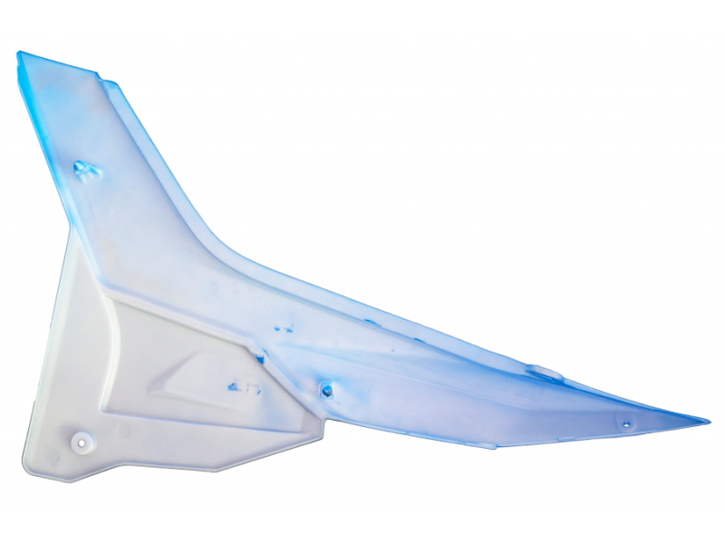 Side (rear) Cover right blue for moped FR 2 2023