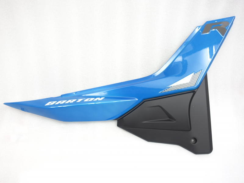 Side (rear) Cover right blue for moped FR 2 2023